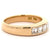 Carré Cut Diamond 18 Karat Yellow Gold Channel Set Band Ring