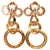 Vintage 18 Karat Yellow Gold Knot Ear Clip Earrings