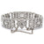 Art Deco Diamond Platinum Link Bracelet