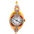 Antique Longines Russian Diamond Ruby Platinum 14 Karat Yellow Gold Wristwatch