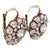 Antique Inspired Diamond Cluster Drop Earrings