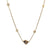 Fancy Color Diamond 14k Yellow Gold Diamonds By the Yard Chain Necklace