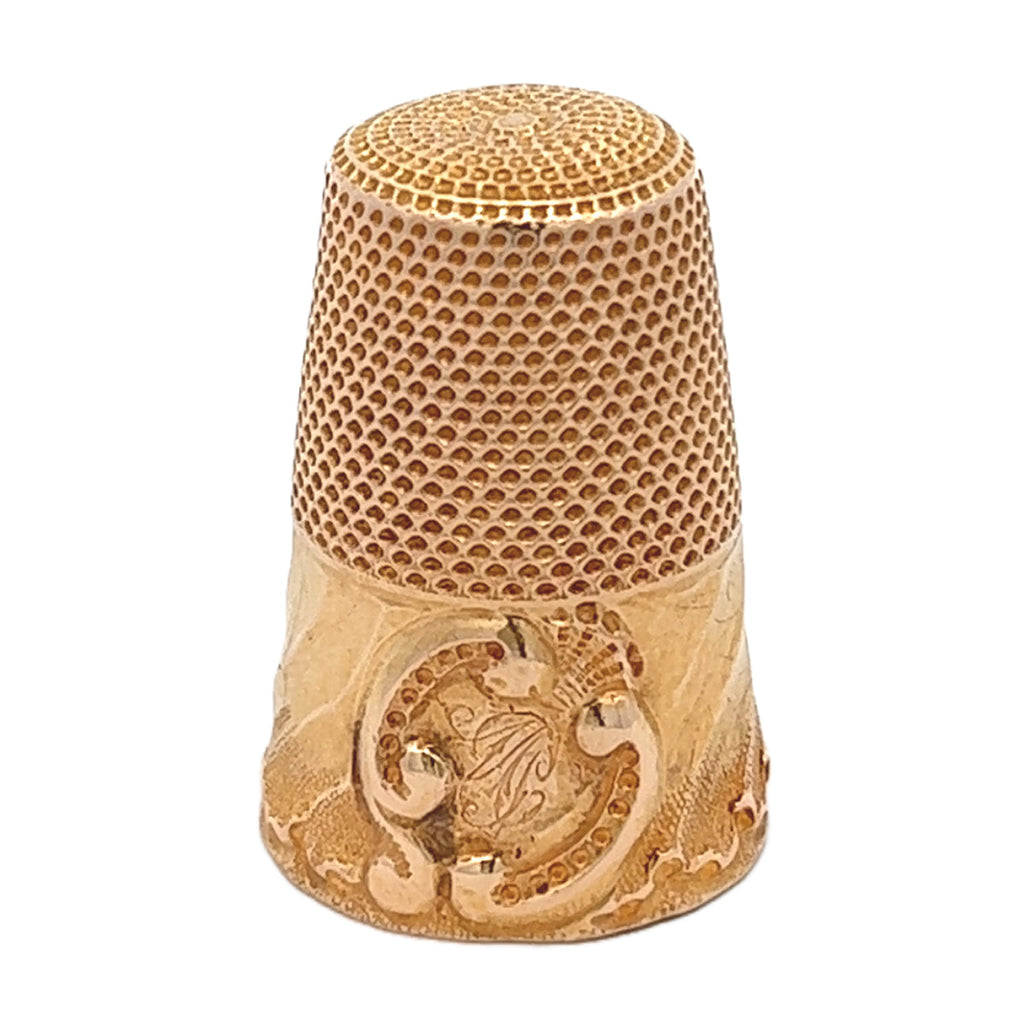 Antique French 18 Karat Yellow Gold Thimble