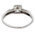 Mid Century GIA 0.66 Carats Old European Cut Diamond Platinum Ring