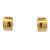 Vintage Diamond 18k Yellow Gold Huggie Earrings