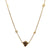 Fancy Color Diamond 14k Yellow Gold Diamonds By the Yard Chain Necklace