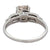 Art Deco GIA 1.79 Old Mine Cut Diamond Platinum Ring