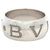 Bvlgari Monologo 18 Karat White Gold Band Ring