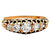 Late Victorian Diamond 14 Karat Yellow Gold Five Stone Band Ring