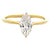GIA 0.80 Carat Antique Marquise Cut Diamond 18 Karat Yellow Gold Solitaire Ring