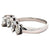 Vintage Marquise Cut Diamond Platinum Chevron Band