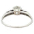 Art Deco GIA 0.92 Round Brilliant Cut Diamond Platinum Ring