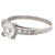 Art Deco GIA 0.81 Carat Old Mine Cut Diamond Platinum Ring
