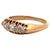 Edwardian English Diamond 18k Yellow Gold Five Stone Ring