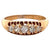 Edwardian English Diamond 18k Yellow Gold Five Stone Ring