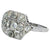 Art Deco Old Cut Diamond Platinum Dinner Ring