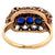 Edwardian Sapphire Diamond 14k Rose Gold Ring