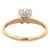 GIA 1.16 Carats Round Brilliant Cut Diamond 14 Karat Yellow Gold Solitaire Ring