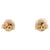 Vintage GIA Old European Cut Diamond 14 Karat Yellow Gold Stud Earrings