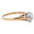 Edwardian GIA 1.00 Carat Old Mine Cut Diamond 14 Karat Yellow Gold Solitaire Ring