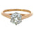 Edwardian GIA 1.00 Carat Old Mine Cut Diamond 14 Karat Yellow Gold Solitaire Ring