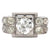 Art Deco GIA 1.11 Carats Old European Cut Diamond Platinum Ring