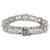 Art Deco French Diamond Platinum 18k White Gold Bracelet