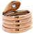 Late Victorian Diamond 14 Karat Rose Gold Wrapped Snake Ring