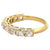 Jack Weir & Sons 2.56 Carats French Cut Diamond 18k Yellow Gold Half Eternity Band