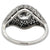 Art Deco Inspired 1.60 Carats Platinum Ring