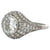Art Deco Inspired 1.60 Carats Platinum Ring