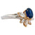 Vintage GIA 1.01 Carats Cambodian Sapphire Diamond Platinum Ring