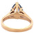 Vintage 3.36 Carats Purple Spinel 14 Karat Yellow Gold Solitaire Ring