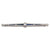 Art Deco French Diamond Sapphire Platinum Bar Brooch