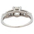 Art Deco GIA 1.51 Carats Asscher Cut Diamond Platinum Ring
