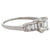 Art Deco GIA 1.51 Carats Asscher Cut Diamond Platinum Ring