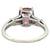 Mid Century 2.51 Carats Spinel Diamond Platinum Ring