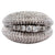 Mid Century Diamond 18 Karat White Gold Dome Ring
