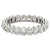 2.47 Carats Total Weight 14k White Gold Eternity Band