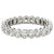 2.47 Carats Total Weight 14k White Gold Eternity Band