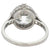 Art Deco French GIA 3.86 Carats Old European Cut Diamond Platinum Ring