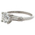 Art Deco GIA 1.47 Carats Old European Cut Diamond Platinum Ring
