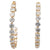5.12 Carats Total Weight Diamond 18 Karat Yellow Gold Hoop Earrings