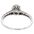 Art Deco Belais GIA 1.24 Carats Old European Cut Diamond 18k White Gold Ring