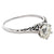 Art Deco Belais GIA 1.24 Carats Old European Cut Diamond 18k White Gold Ring