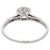 Art Deco GIA 0.97 Carat Old European Cut Diamond Platinum Ring