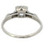 Art Deco Old European Cut Diamond Platinum Ring