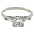 Art Deco Old European Cut Diamond Platinum Ring