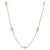 Diamond 14 Karat Yellow Gold Diamond By the Yard Chain Necklace