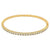Diamond 14 Karat Yellow Gold Bangle Bracelet